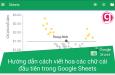 Hướng dẫn cách viết hoa các chữ cái đầu tiên trong Google Sheets
